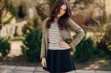 Genç güzel kadın.