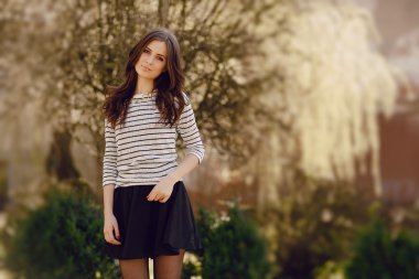 Genç güzel kadın.