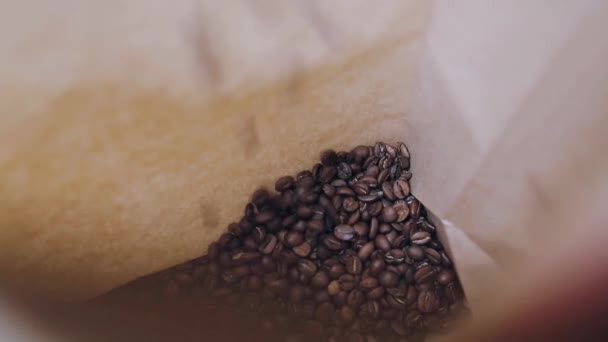 Professioneel koffie in een moderne café koffie — Stockvideo