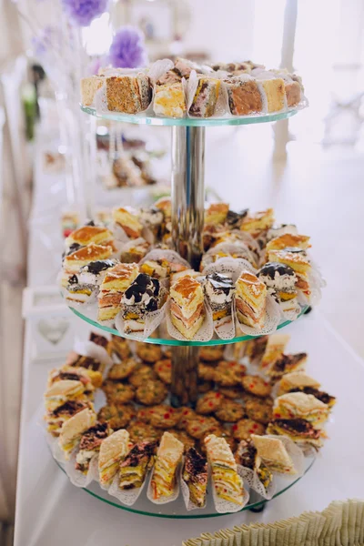 Hochzeitsempfang Dekor Essen — Stockfoto