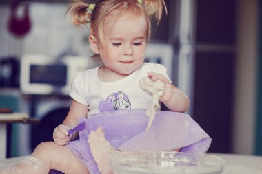 Güzel küçük kız.