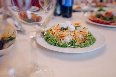 Düğün resepsiyonu gıda