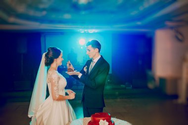 Düğün pastası Çift