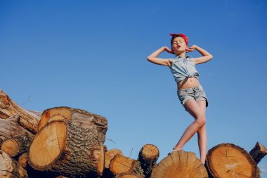 Şık güzel küçük kız