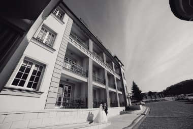 sarışın gelini onu damadı ile