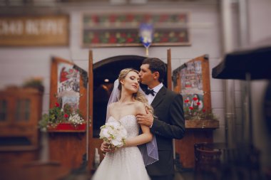 Birbirine aşık çift.