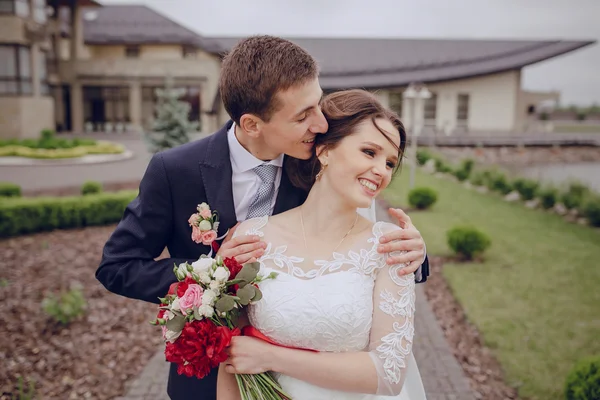 Matrimonio coppia — Foto Stock