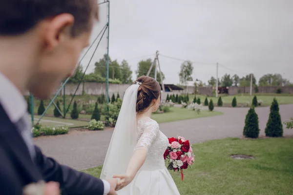 結婚式のカップル — ストック写真