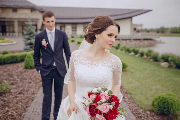 Matrimonio coppia — Foto Stock