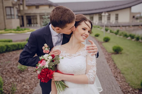 Matrimonio coppia — Foto Stock