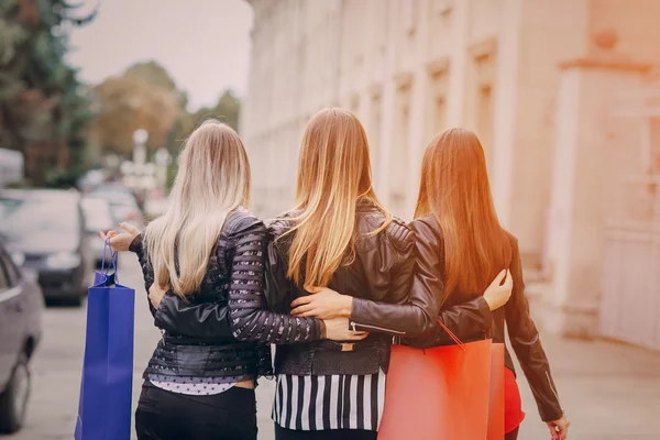 Fashion shopping street — Stock Photo, Image