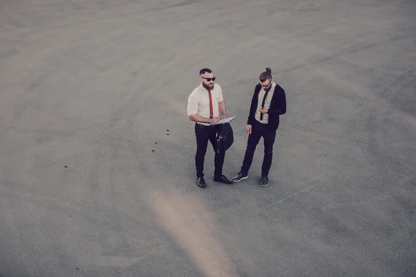 Business man outside — Stock Photo, Image