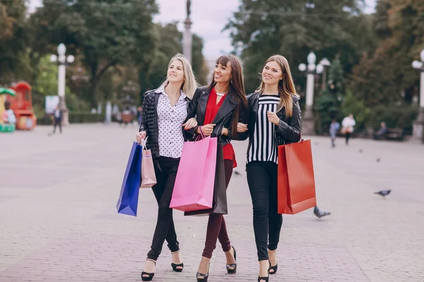 Fashion shopping street — Stock Photo, Image