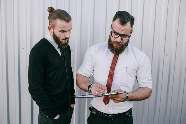 Business man outside — Stock Photo, Image