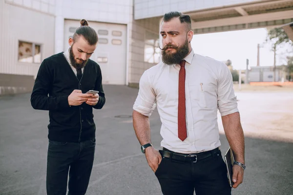 Business man outside — Stock Photo, Image