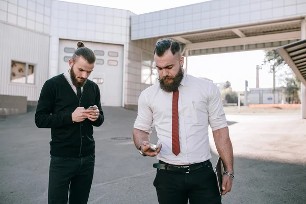 Business man outside — Stock Photo, Image