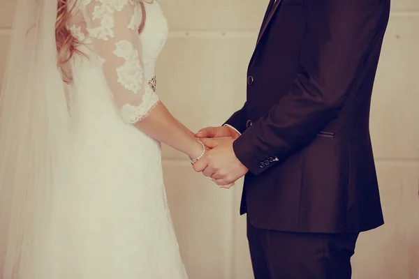 Votos de casamento na cerimônia — Fotografia de Stock