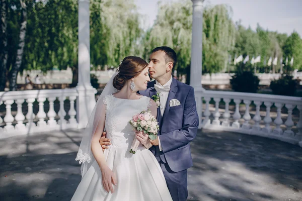 Giorno di sole del weddind — Foto Stock