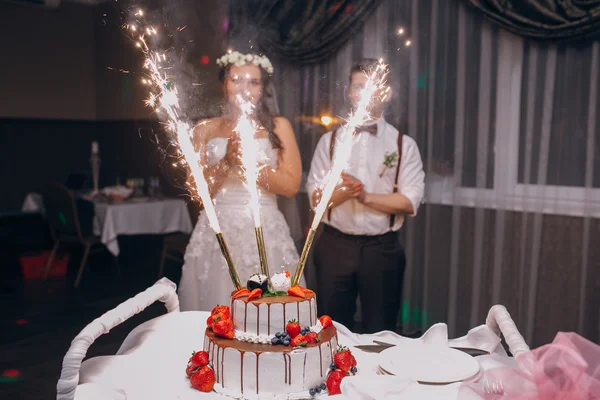 Hochzeitstorte — Stockfoto