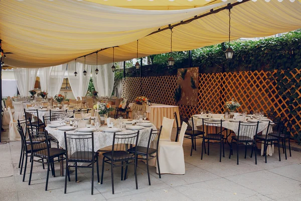 Hochzeitsbankett Restaurant — Stockfoto