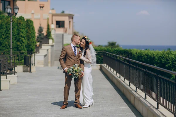 Jour de mariage ensoleillé — Photo