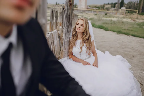 День весілля в Одесі — стокове фото