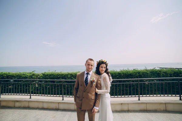 Dia ensolarado do casamento — Fotografia de Stock