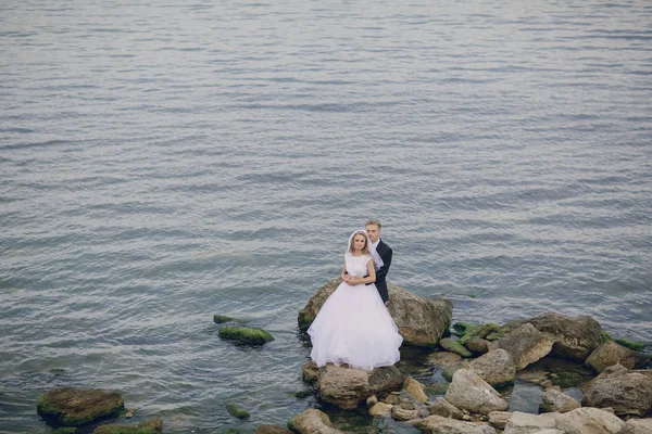 Wedding day in odessa — Stock Photo, Image