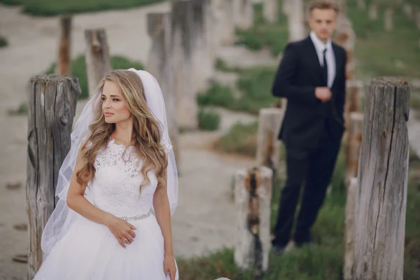 Día de la boda en Odessa — Foto de Stock