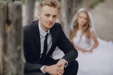 düğün günü Odessa'daki