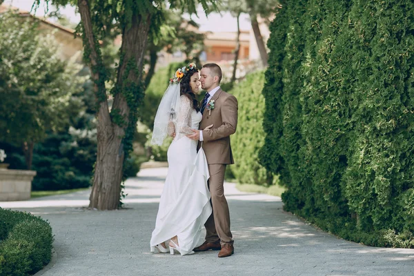 Dia ensolarado do casamento — Fotografia de Stock