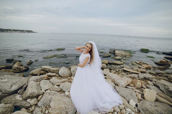 Giorno del matrimonio a odessa — Foto Stock