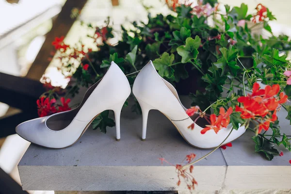Свадебная обувь HD — стоковое фото