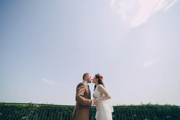 日当たりの良い結婚式の日 — ストック写真