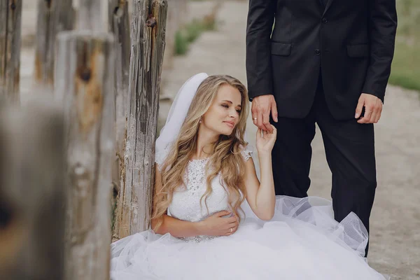 Bröllopsdag i odessa — Stockfoto