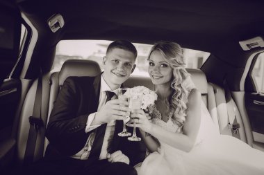 güzel sarışın Düğün çifti