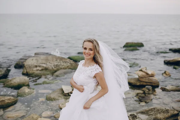 Wedding day in odessa — Stock Photo, Image