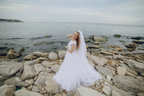 Giorno del matrimonio a odessa — Foto Stock