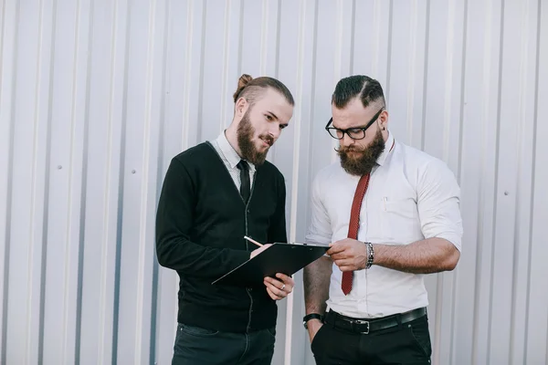 Business man outside — Stock Photo, Image