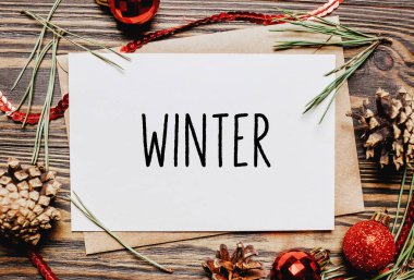 Mutlu noeller ve yeni yıl konsept defteri.