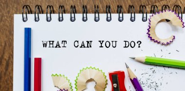 Ofisinde kalemler olan bir kağıda ne yazabilirsin ki?