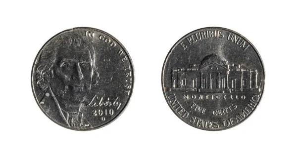 Monnaie américaine dimes — Photo