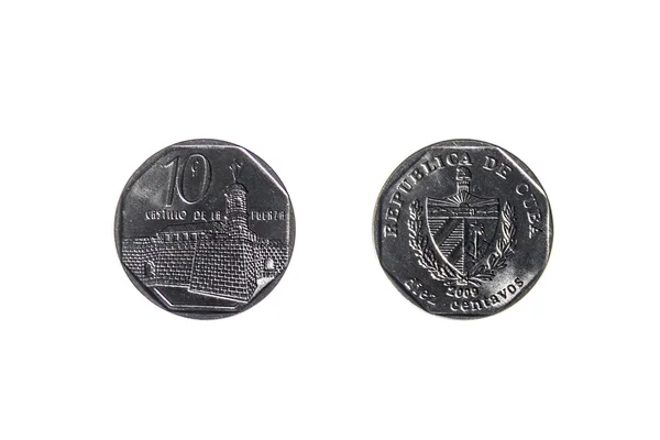 Cuban ten cents coin — Stock Photo, Image