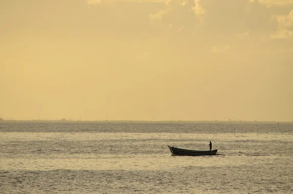 Yalnızlık üzerine deniz Stok Fotoğraf