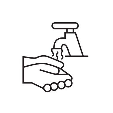 Covid 19 önleme simgesi tasarımı çok benzersiz 