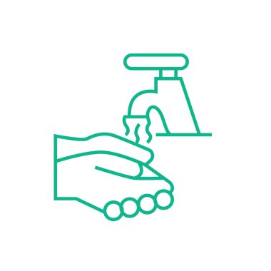 Covid 19 önleme simgesi tasarımı çok benzersiz 