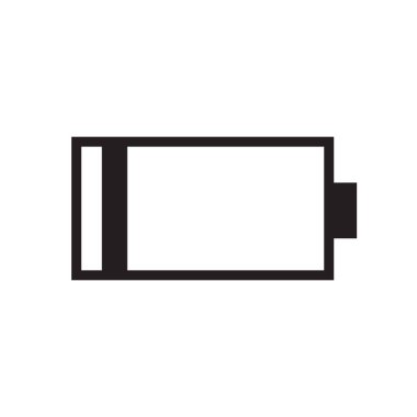 Kimya pili enerji ikonu tasarımı 