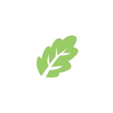  Yaprak Simgesi Tasarımı Yeşil Eşsiz Tasarım