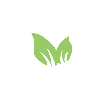  Yaprak Simgesi Tasarımı Yeşil Eşsiz Tasarım