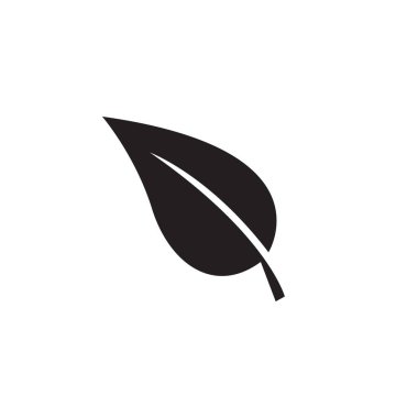 Çiçek Çiçeği Yaprak Simgesi Tasarımı 